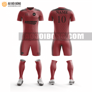 Áo đội bóng đá thiết kế màu đỏ đẹp tại bình phước ADBTK10