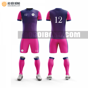 Áo đội bóng đá thiết kế màu hồng đẹp tại hà nam ADBTK19