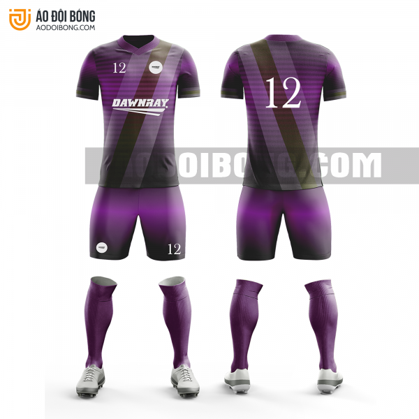 Áo đội bóng đá thiết kế màu tím đẹp tại điện biên ADBTK14
