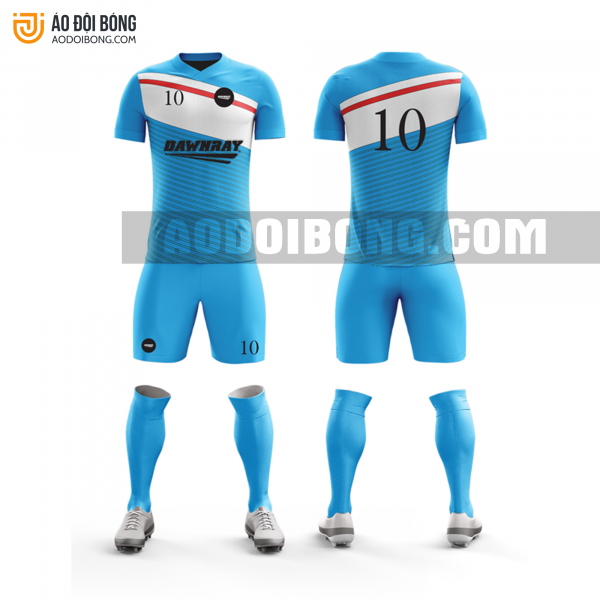 Áo đội bóng đá thiết kế màu xanh đẹp tại cà mau ADBTK12