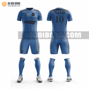 Áo đội bóng đá thiết kế màu xanh dương đẹp tại bình phước ADBTK10