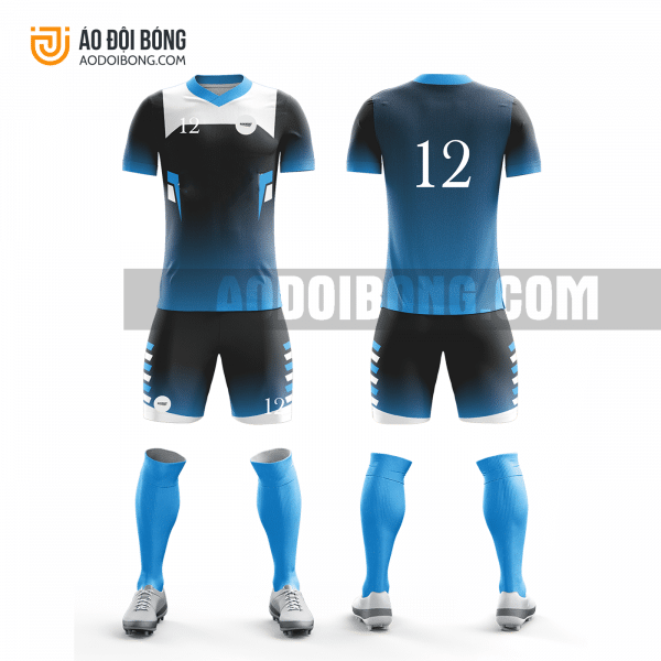 Áo đội bóng đá thiết kế màu xanh dương đẹp tại lai châu ADBTK27