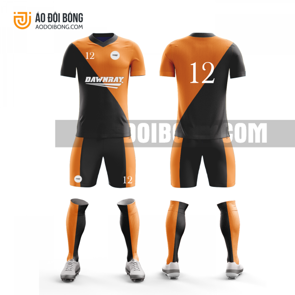 Áo đội bóng đá thiết kế màu cam đẹp tại hà nội ADBTK56