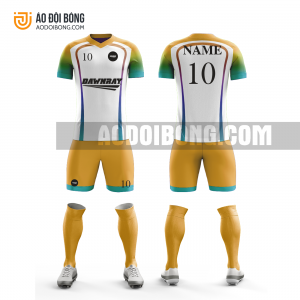 Áo đội bóng đá thiết kế màu cam đẹp tại phú yên ADBTK53