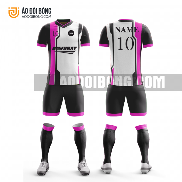Áo đội bóng đá thiết kế màu hồng đẹp tại vĩnh phúc ADBTK51