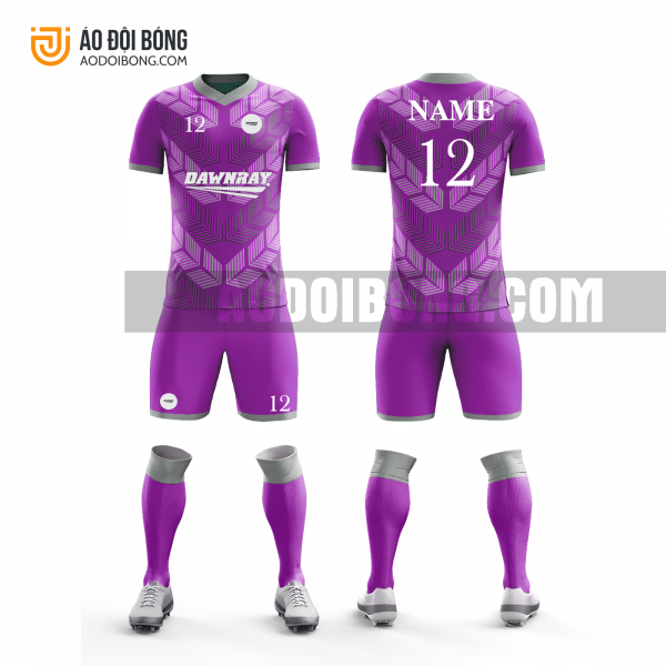 Áo đội bóng đá thiết kế màu tím đẹp tại nghệ an ADBTK33