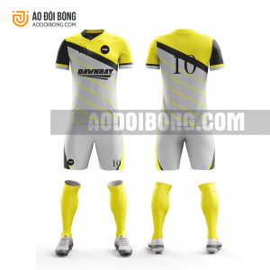 Áo đội bóng đá thiết kế màu vàng đẹp tại lào cai ADBTK30