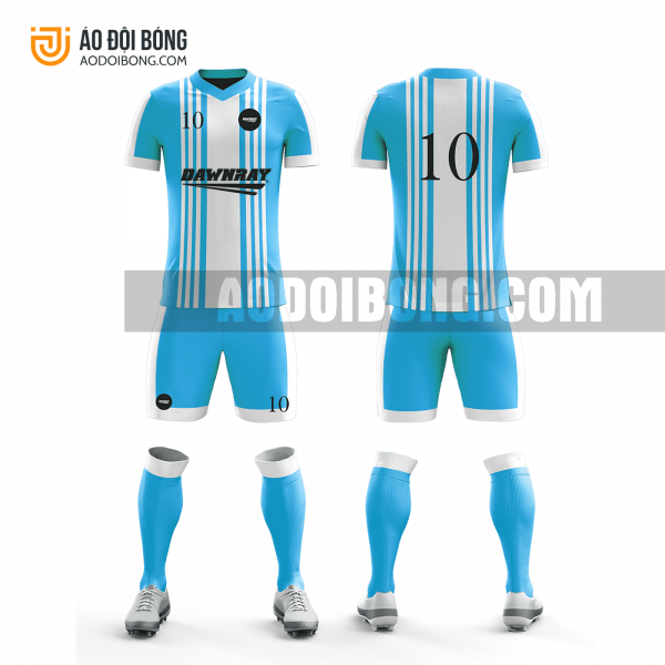 Áo đội bóng đá thiết kế màu xanh đẹp tại nam định ADBTK32