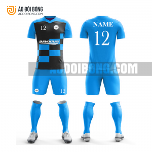 Áo đội bóng đá thiết kế màu xanh đẹp tại vĩnh long ADBTK50