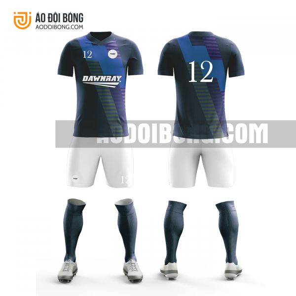 Áo đội bóng đá thiết kế màu xanh dương đẹp tại long an ADBTK31