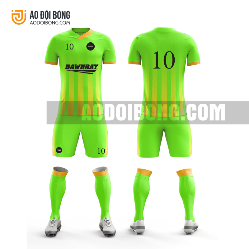 Áo đội bóng đá thiết kế màu xanh lá đẹp tại lạng sơn ADBTK29