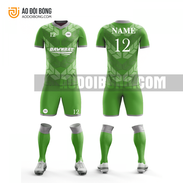 Áo đội bóng đá thiết kế màu xanh lá đẹp tại nghệ an ADBTK33